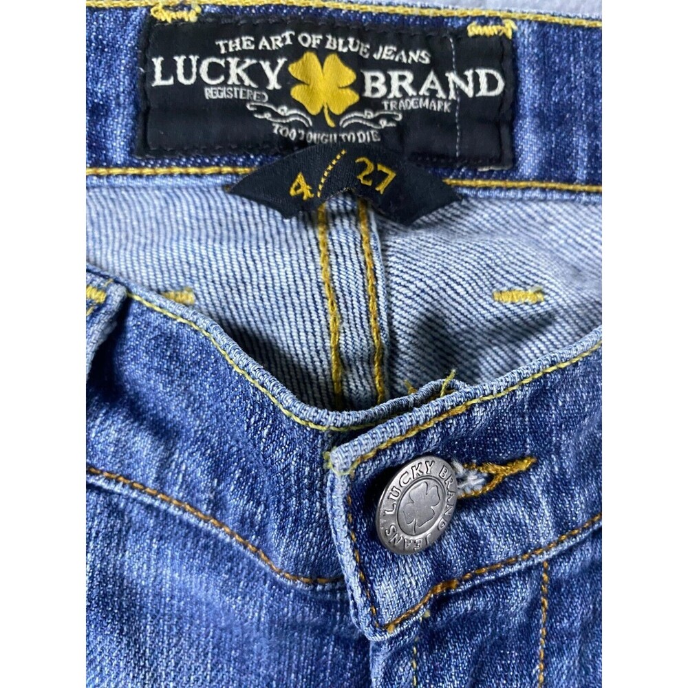 Lucky Brand Jeans Women's 28 Blue Y2K Sweet N Straight Denim Cotton Stretch - Picture 6 of 16